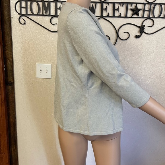 Vintage 80s/90s Tailor B moss Cardigan - Picture 2 of 5